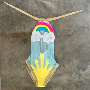 J. Valentine Rainbow & Sun One-Piece  - Pastel Blue, Yellow, Pink